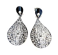 Orecchini Donna Ultralight in Oro bianco Cubic Zirconia GOCCE ULTRALIGHT OV 2.60 Sommer B